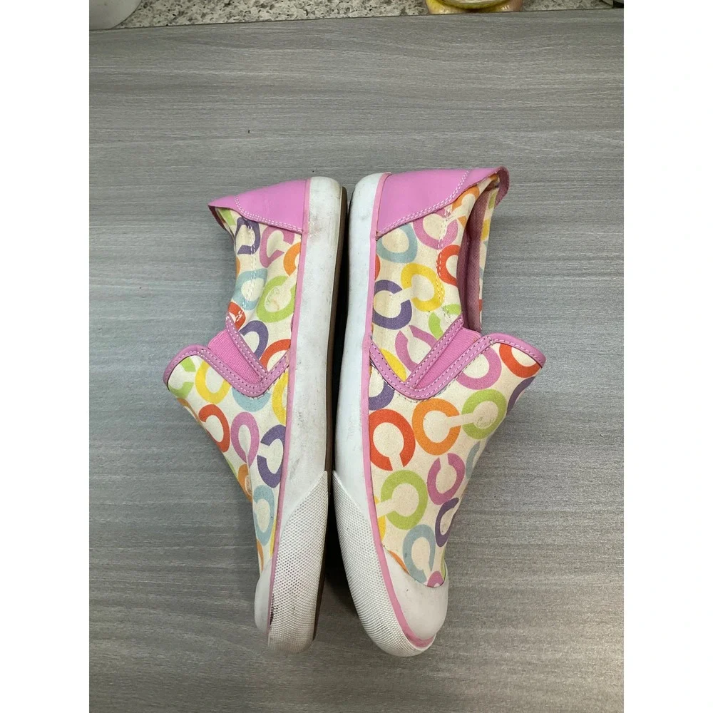 COACH BEALE MULTICOLOR C LOGO MONOGRAM SLIP ON SNEAKER